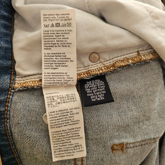 MADEWELL Women's Slim Wide- Leg Crop Blue Jeans in Garrett Wash Sz 35 - Picture 11 of 16